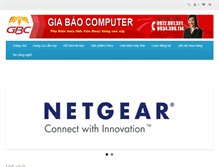 Tablet Screenshot of maytinhgiabao.com